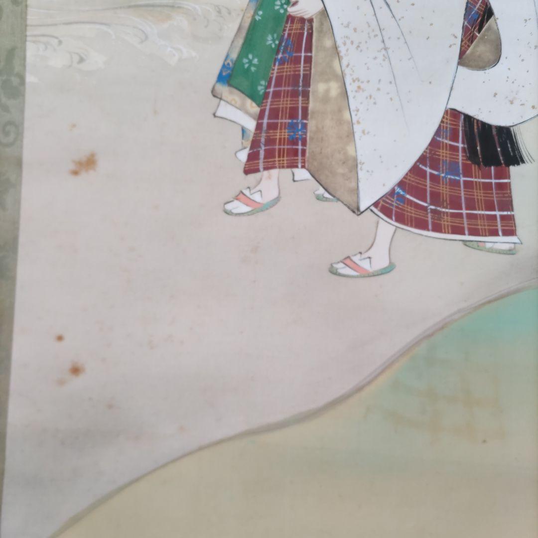 大和絵　掛軸　Y214