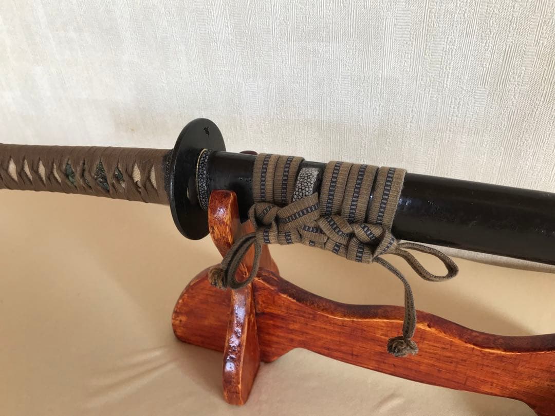 古い模造刀脇差、小柄付