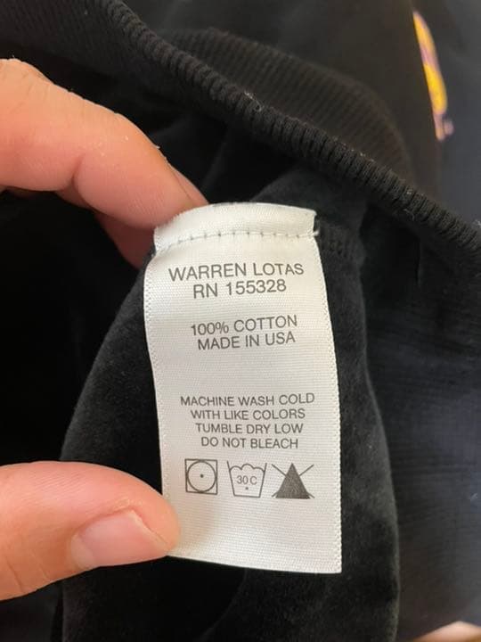 新*り様 極美品WARREN LOTAS LAKERS フーディー　希少品