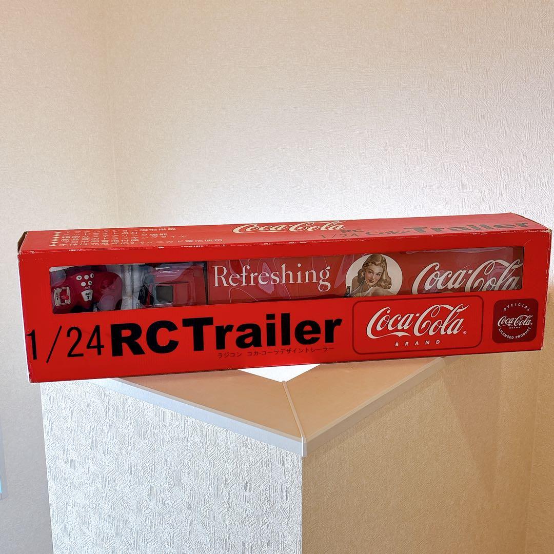 希少！　特大　コカコーラ　トレーラー　ラジコン　全長70cm 120周年記念品