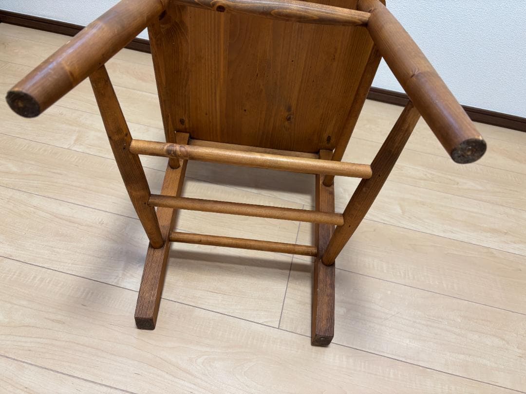 【２脚セット】東谷 CFS-770 ダイニングチェア チャーチチェア パイン