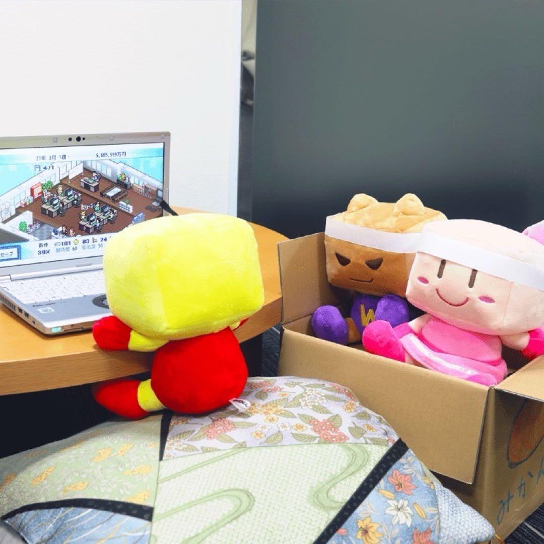 カイロくん ソフ子姫 ワイロくん BIG ぬいぐるみ 3点 カイロソフト ビッグ