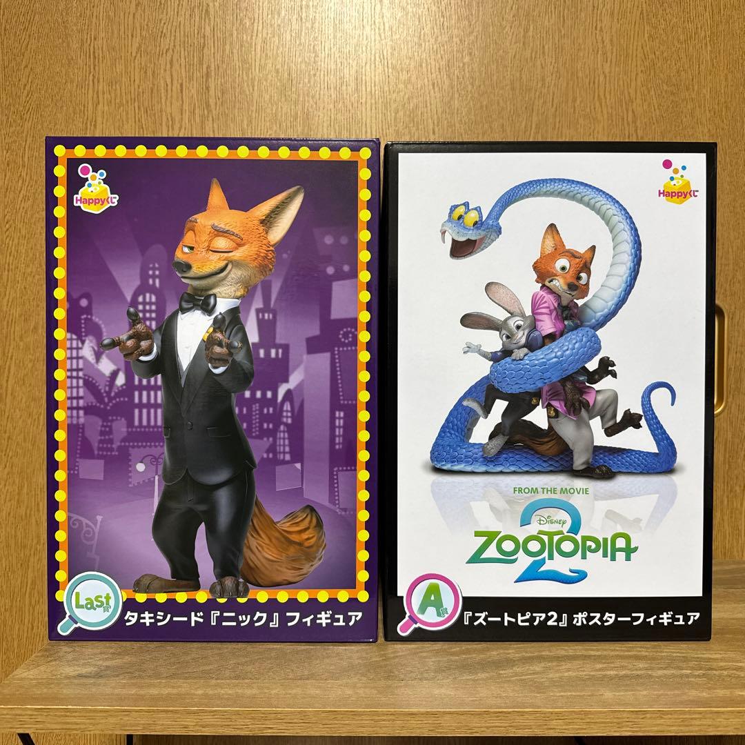 ハッピーくじズートピア2 ラスト賞 タキシードニック　A賞 ポスターフィギュア