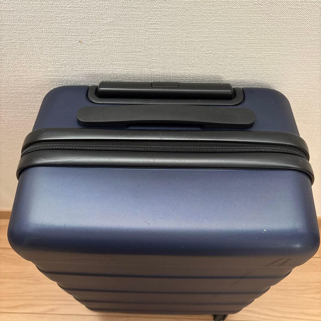 無印良品　キャリーバーの高さを自由に調節できるハードキャリー　36L