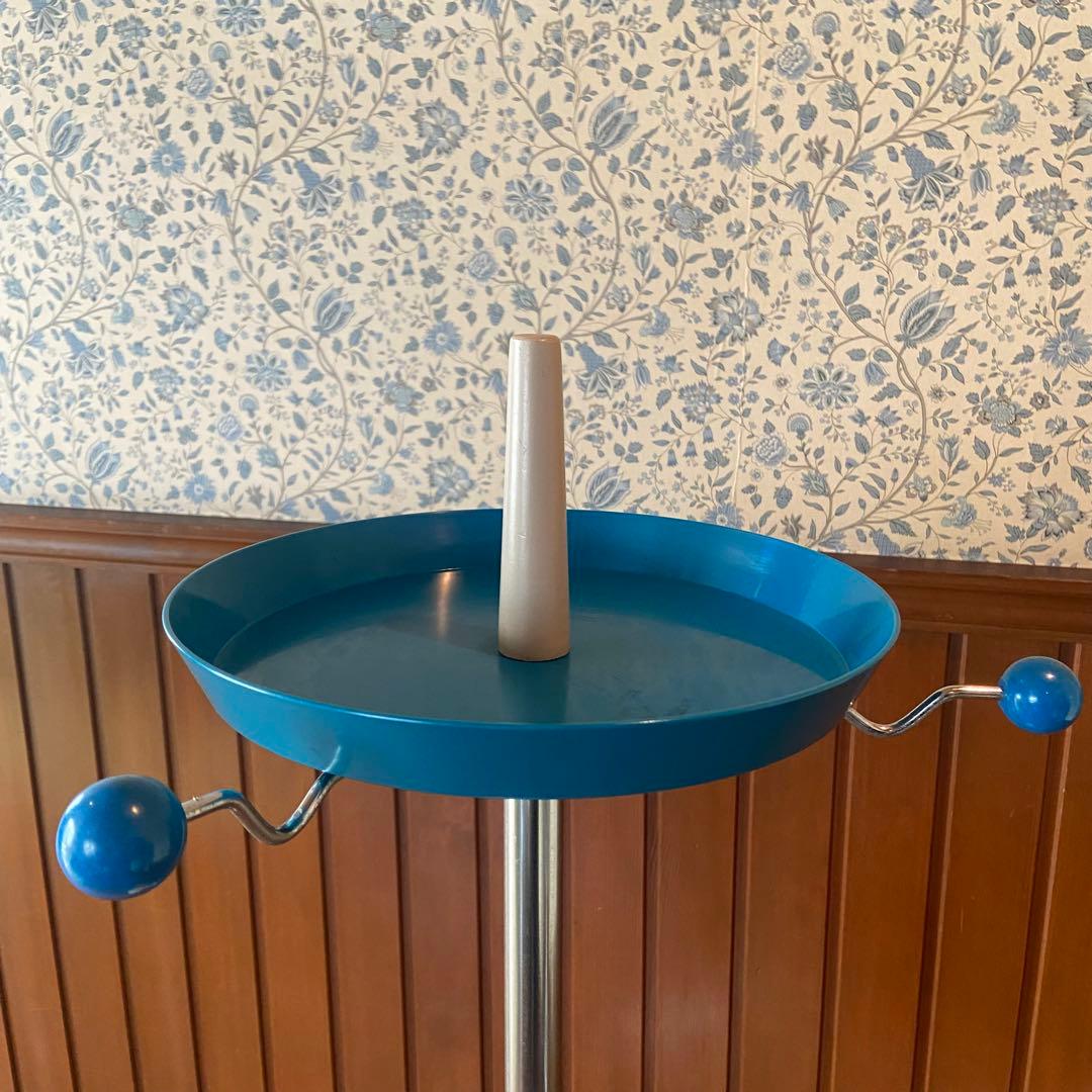 70’s スペースエイジ　ポールハンガー　昭和レトロ　貯金箱付き　当時物