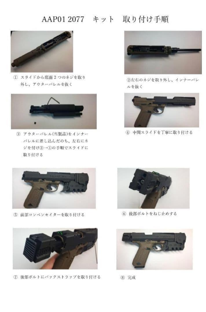 AAP01 用 サイバーパンク 2077 レキシントン風 キット　BK