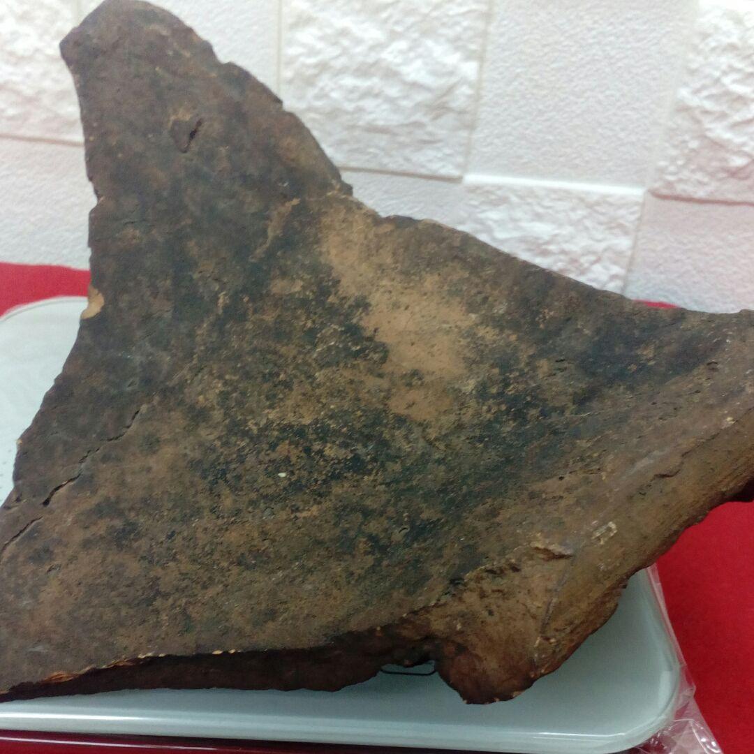 極稀少琉球古瓦城郭寺社灰茶褐色２００〜３３０年前頃レア当時物希少資料コレクション