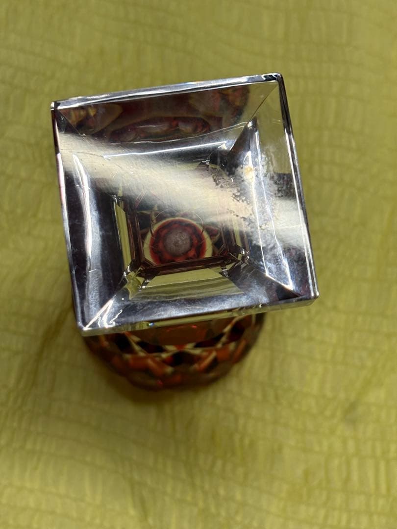 【希少】薩摩切子脚付杯 復元島津 ✨ガハハ本舗お宝倉庫市