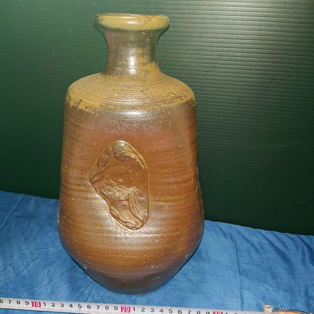 備前焼、人形徳利、へそ徳利、酒器