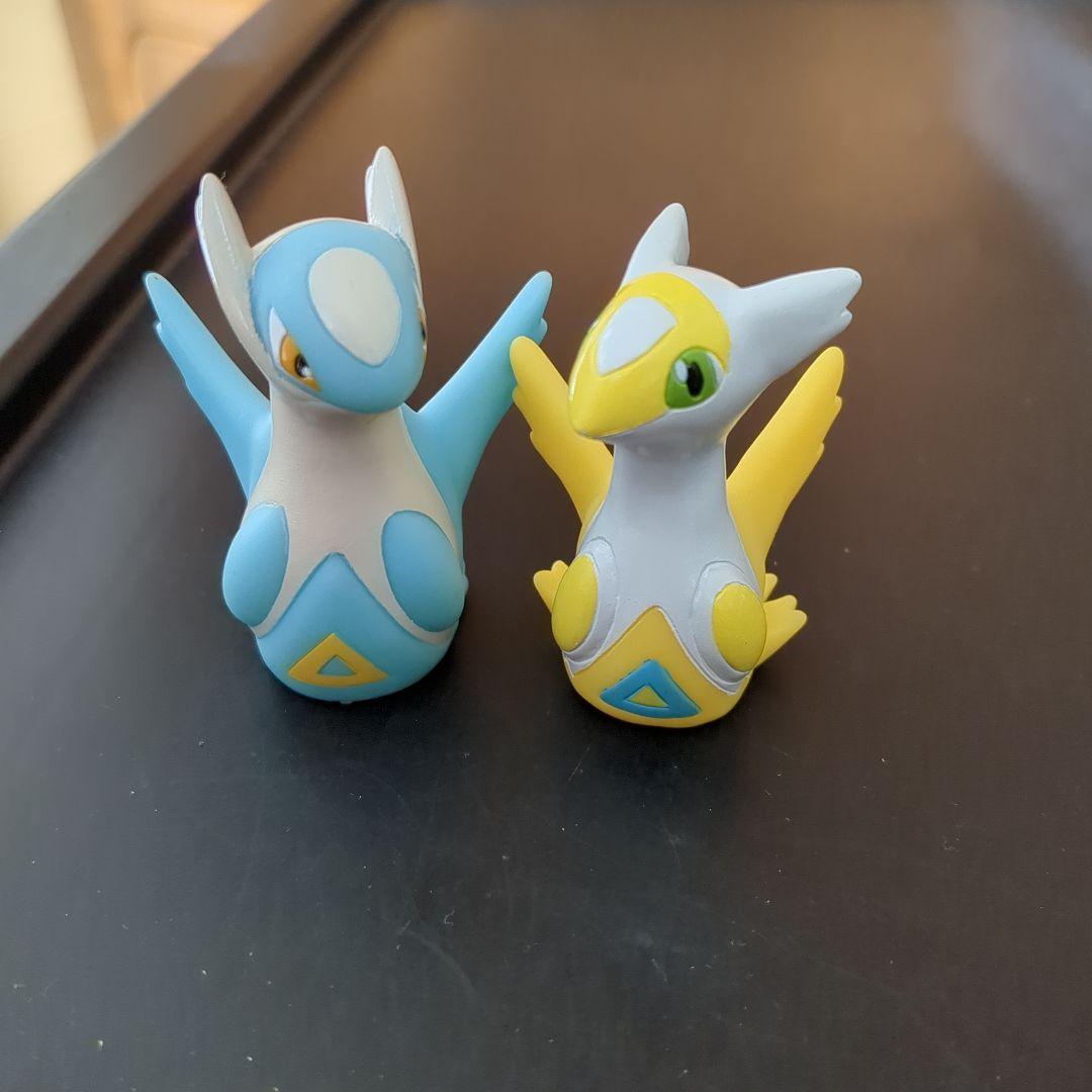 ポケモン指人形　ラティアス　ラティオス　色違い　キッズ　ソフビ　フィギア
