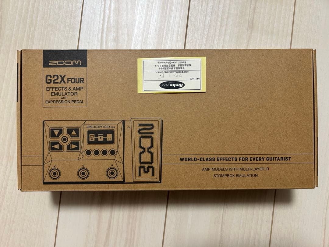 [美品]ZOOM G2Xfour マルチエフェクター 保証書付