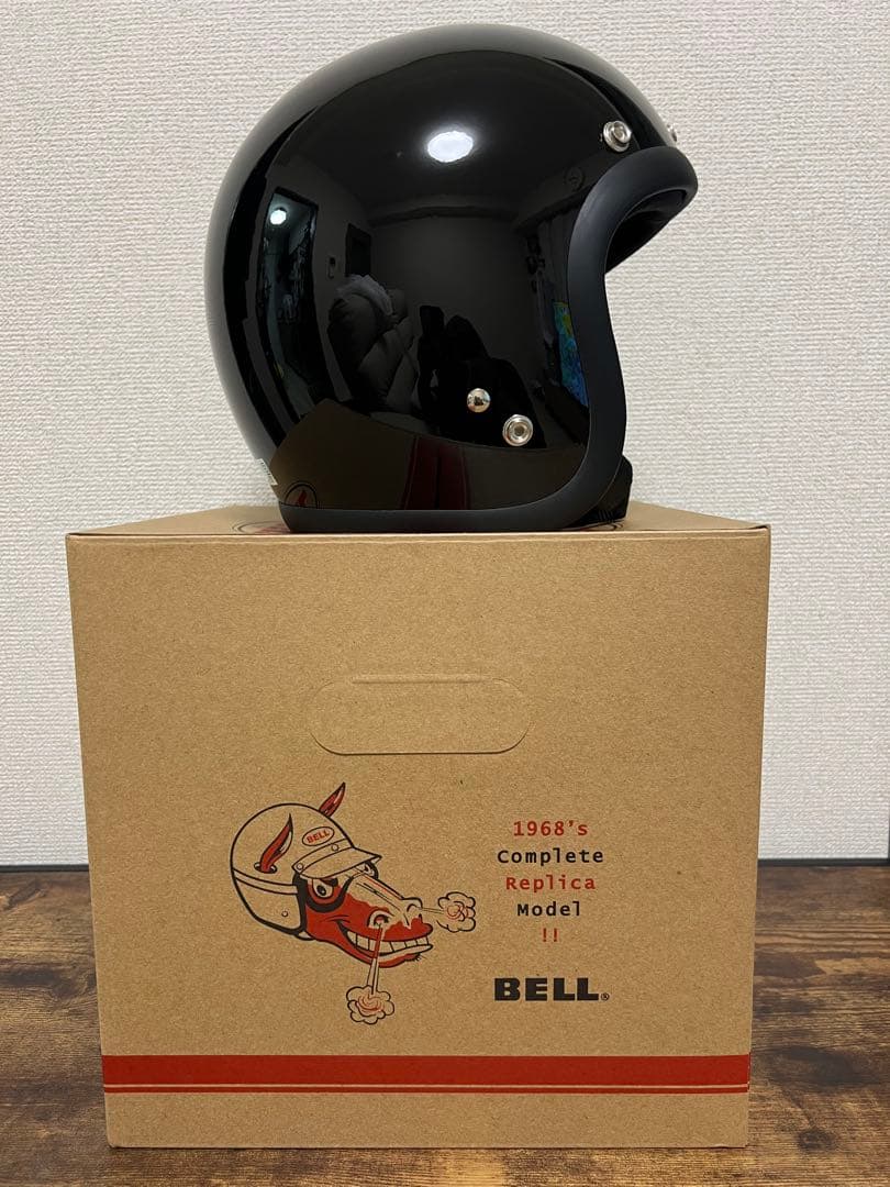 試着のみBELL 500-TXJ ジェットヘルメット M SOLID BLACK