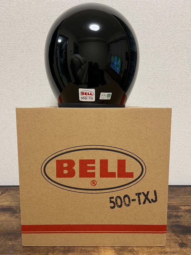 試着のみBELL 500-TXJ ジェットヘルメット M SOLID BLACK