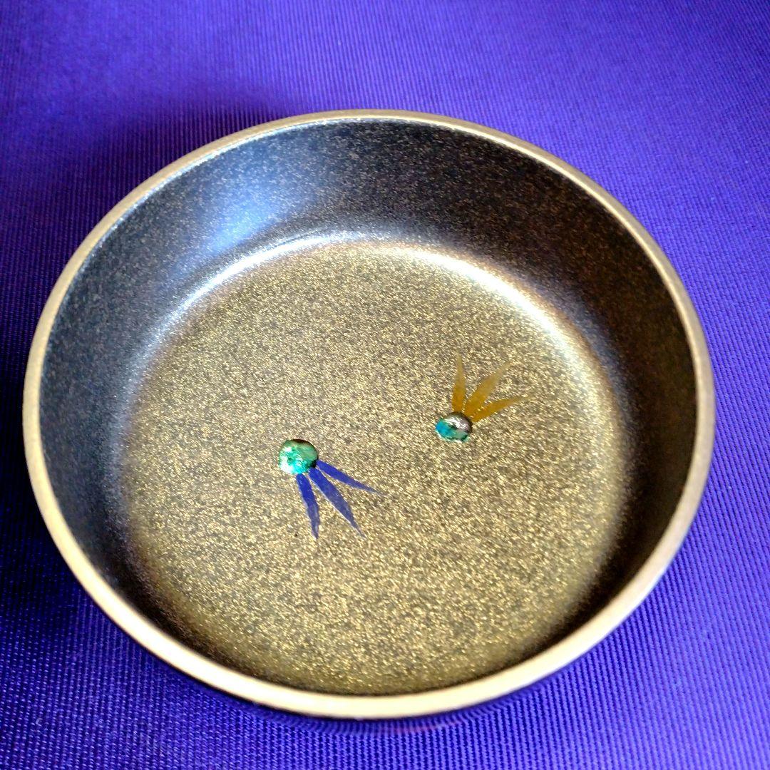 茶道具　期間限定特価　羽子板蒔絵中棗　内梨子地　新品未使用品