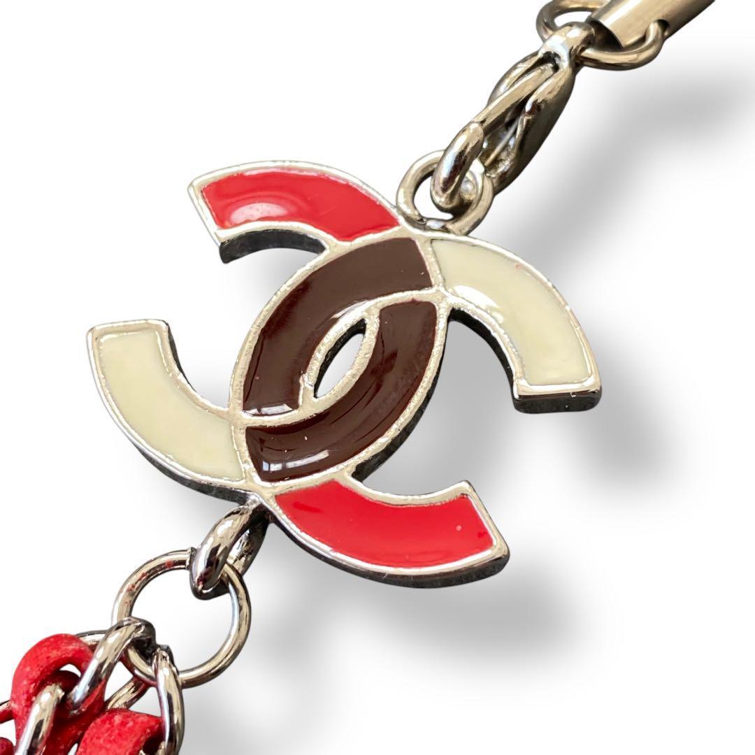 【希少　美品】CHANEL ココマーク　スマホ　ストラップ　キーホルダー
