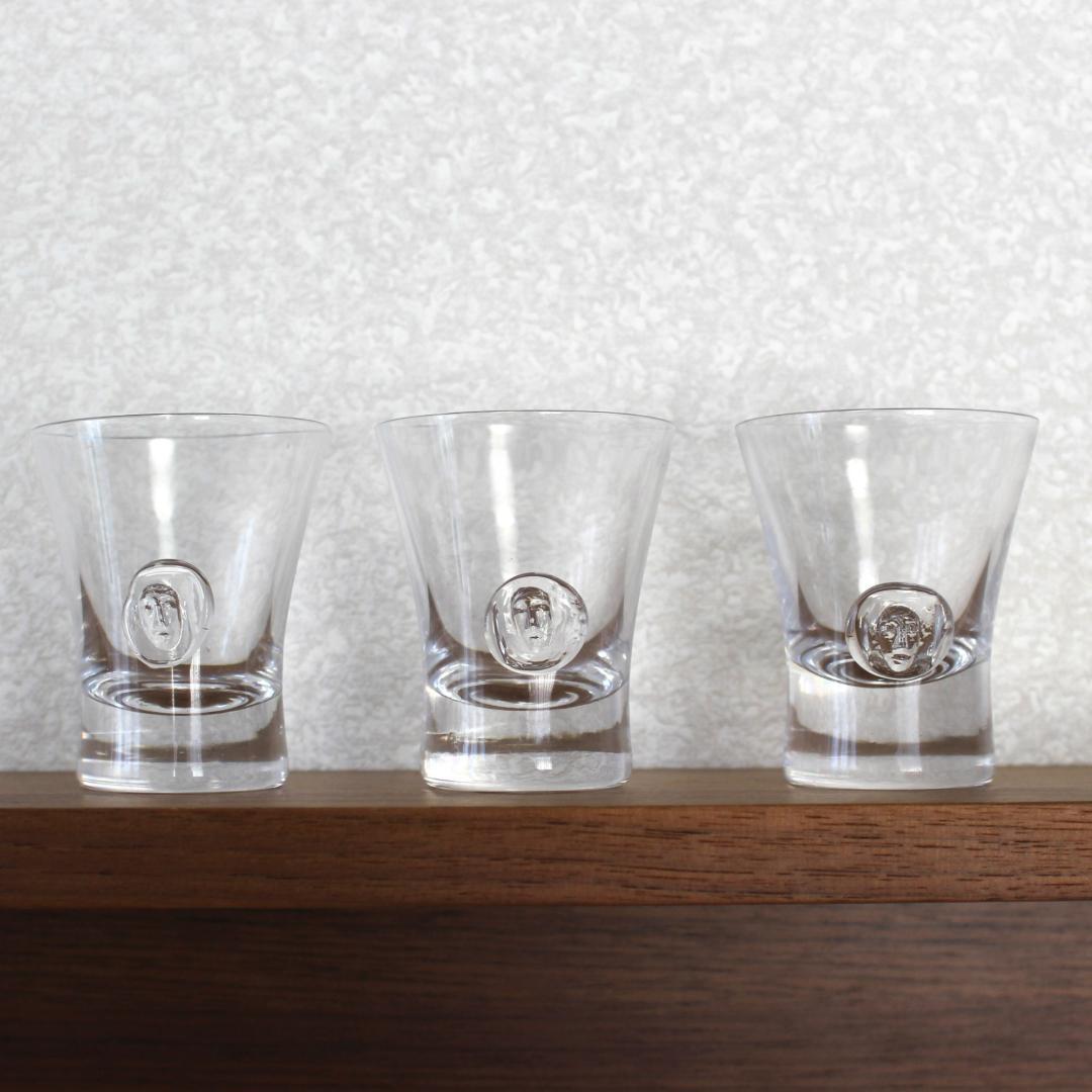 【美品・3個セット】Erik Hoglund　エリックホグラン　ショットグラス