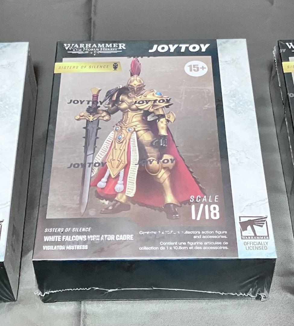 新品未開封 JOYTOY ウォーハンマー 金鎧 全3体セット ホワイトファルコン