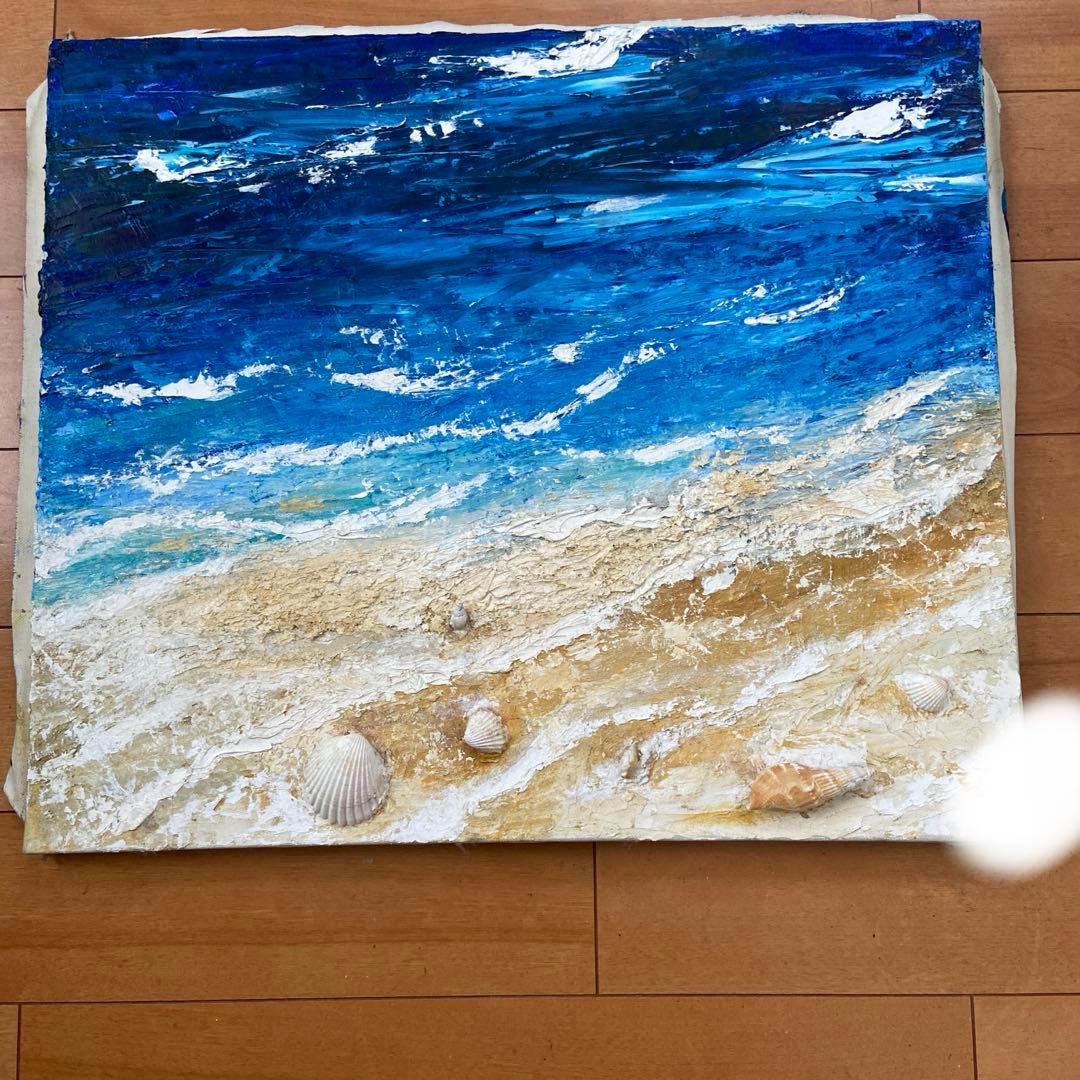 海　イメージ　大きさF10 油彩