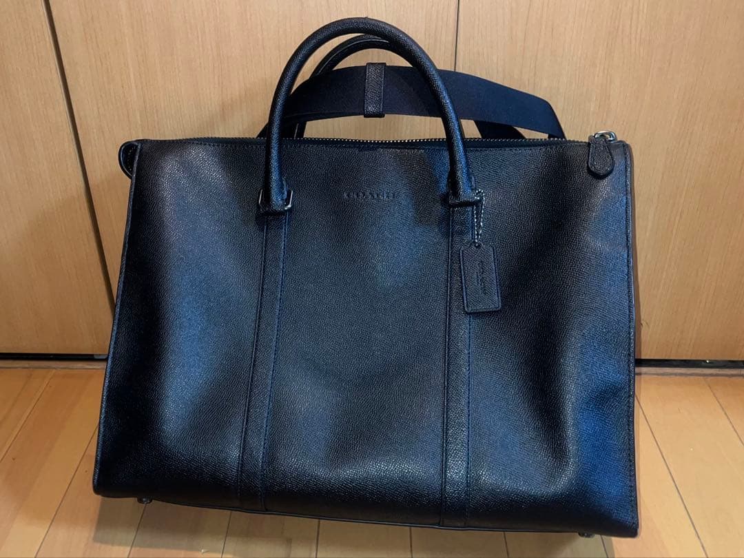 COACH レザー ビジネスバッグ ブラック