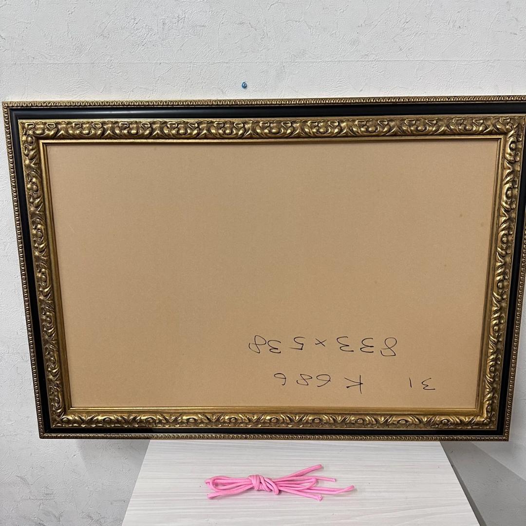 新品　アンティーク調　額縁　油絵額　内寸　820×523