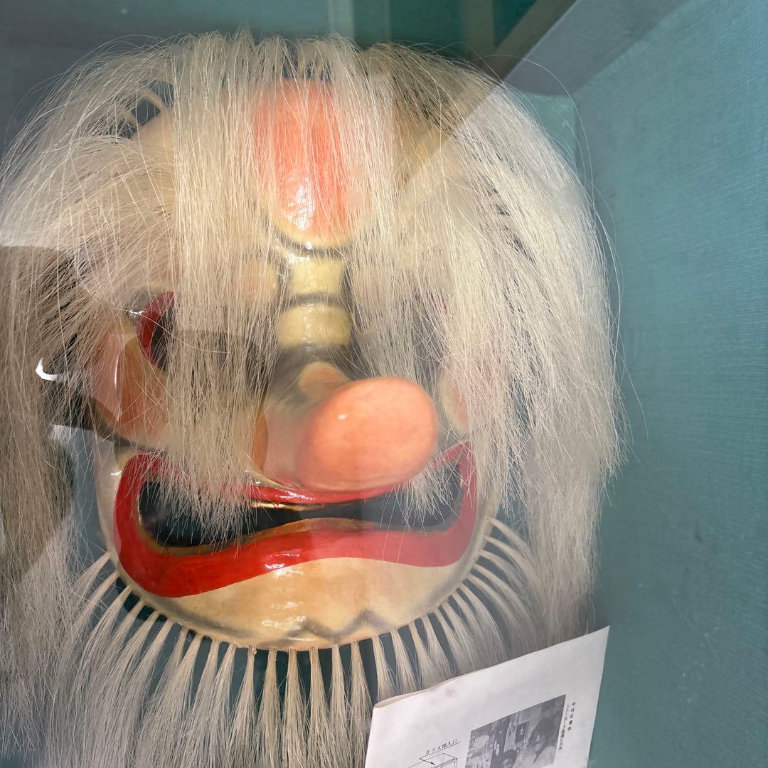 9代目　石井宗暎作　神楽面 荒神　木製