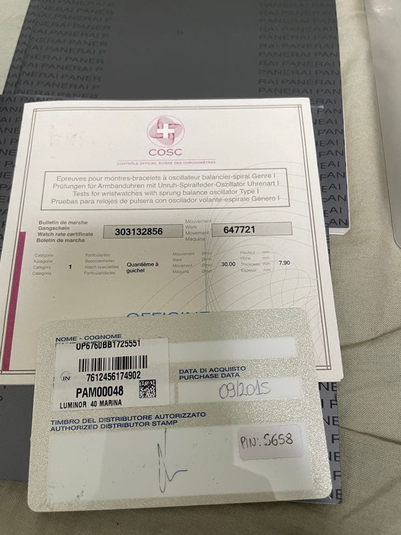 PANERAI ルミノールマリーナ PAM00048 40mm