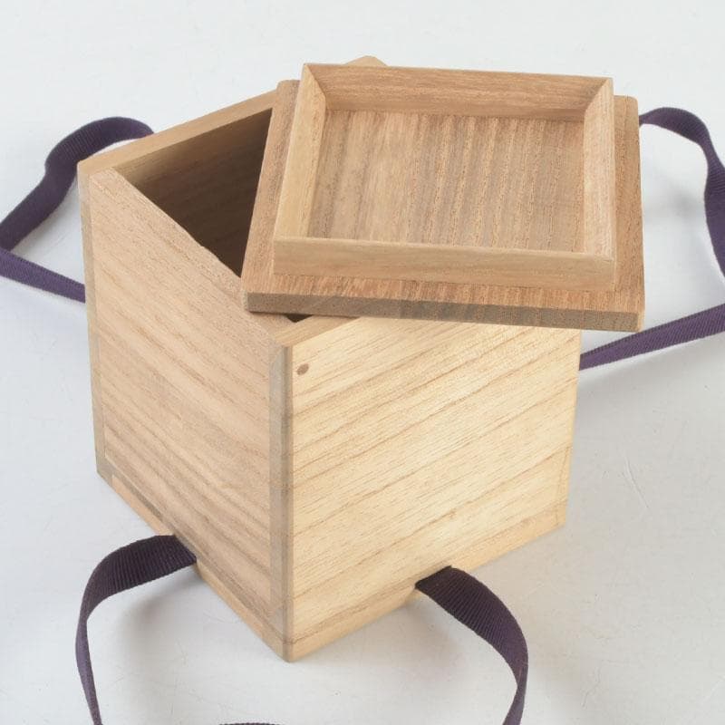 茶道具　蒔絵師　西條一斎作　春慶塗　春草蒔絵　棗　共箱　V　9301