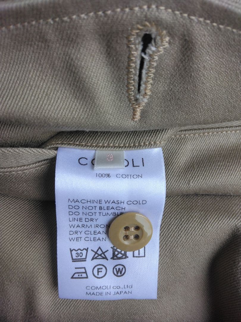 ARROWSユナイテッドアローズCOMOLIコモリ別注チノパンツ サイズ3