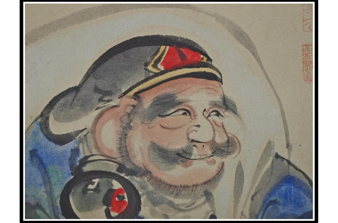 時代の掛軸　絵肉筆保証　蔵整理中国美术品　日本 X917C16-7