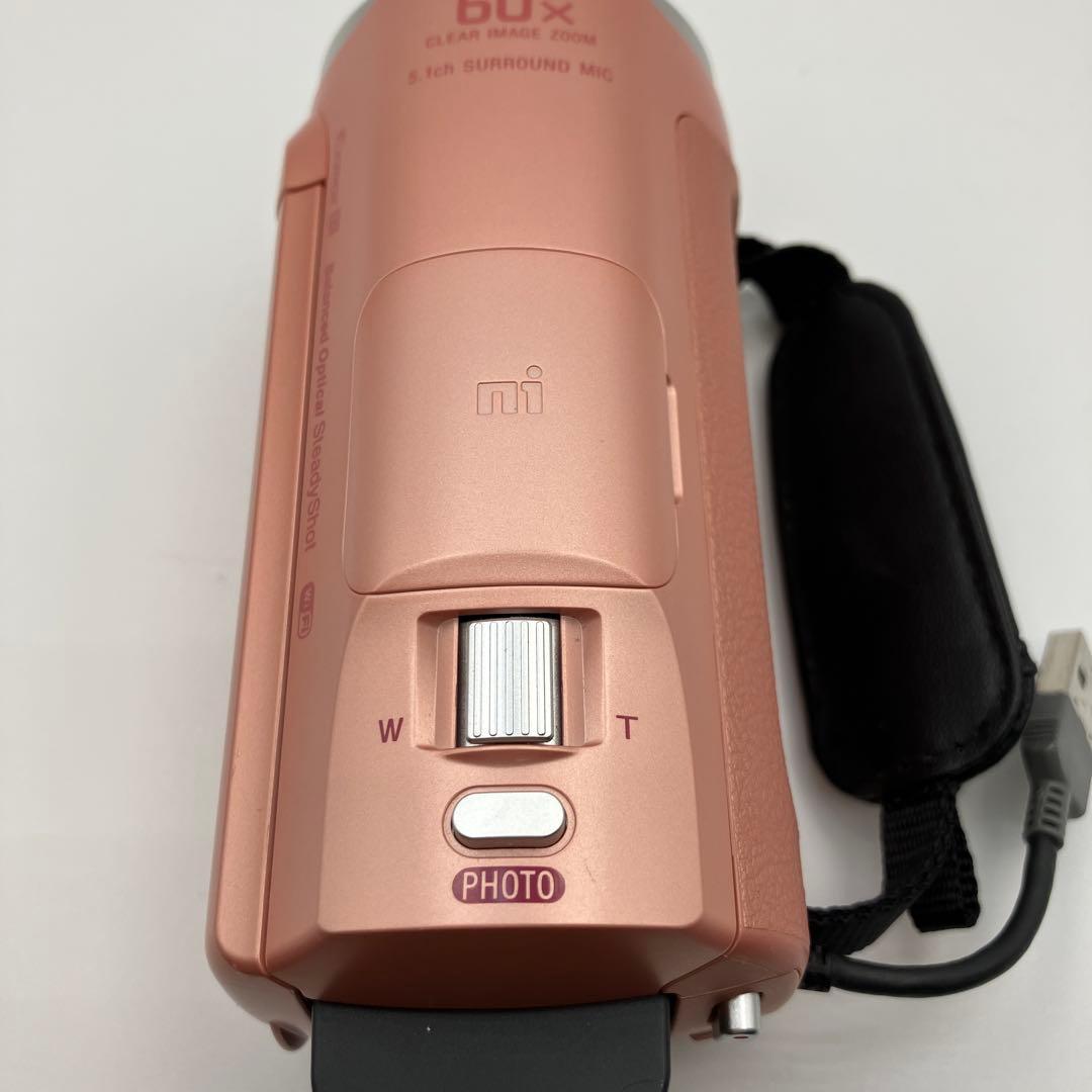 【未使用級】Sony HDR-CX670 ピンク ビデオカメラ 付属品多数