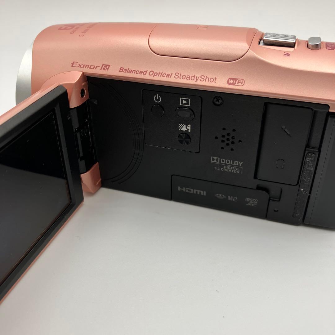 【未使用級】Sony HDR-CX670 ピンク ビデオカメラ 付属品多数