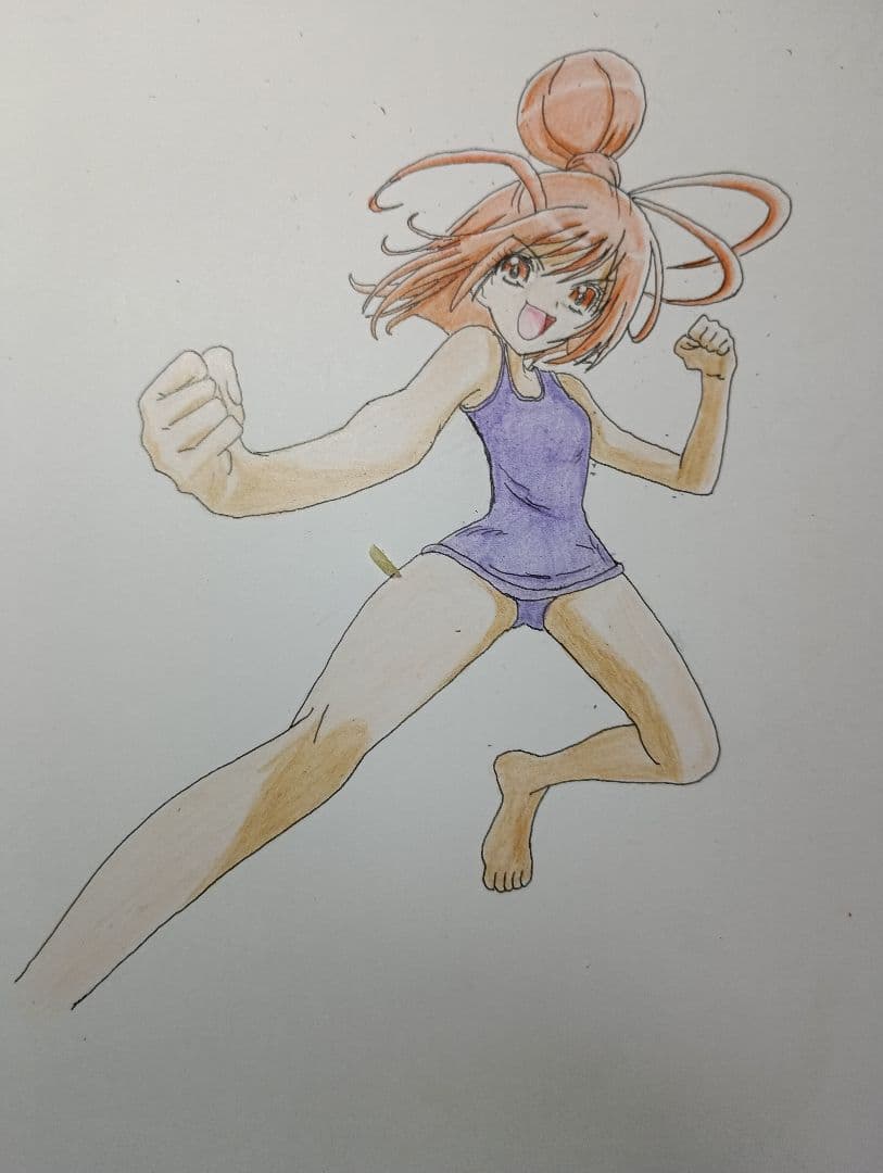 アニメスタイルのキャラクターイラスト