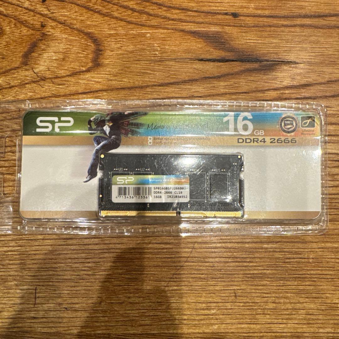 SP 16GB DDR4 2666 メモリ　ノートPC用　シリコンパワー