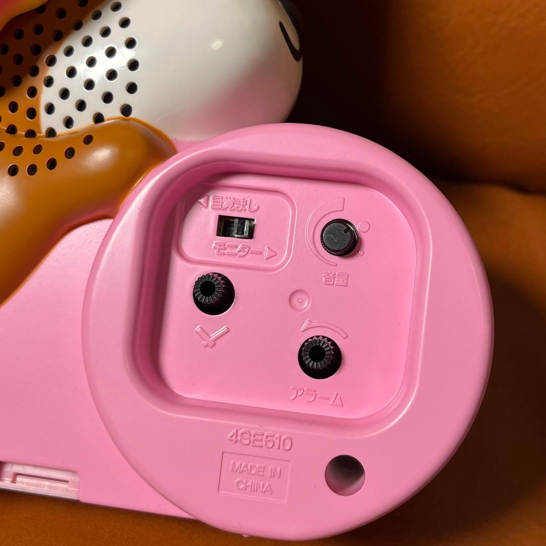 希少　未使用　箱付き　アフロ犬 目覚まし時計 デッドストック 時計