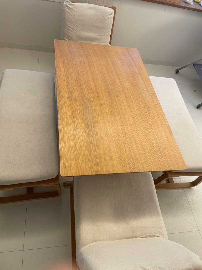 無印良品 ダイニングテーブル5点セット