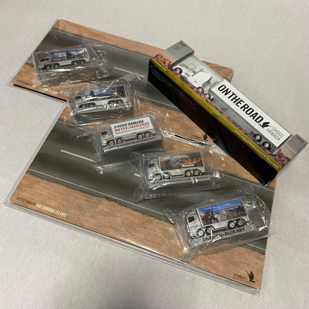 【浜田省吾】ツアートラック「トレーラー1台・ツアトラ5台・マウスパッド2枚」