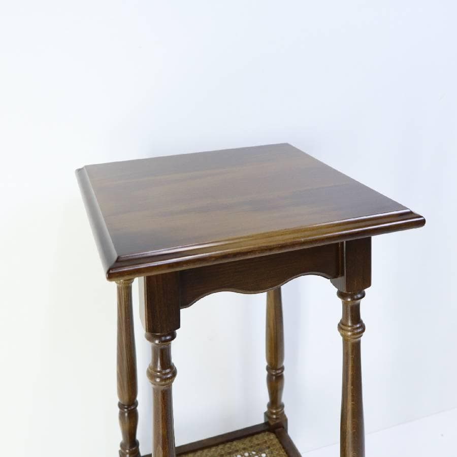 極美品 カリモク家具 コロニアル 花台 飾り台 サイドテーブル 高さ70cm