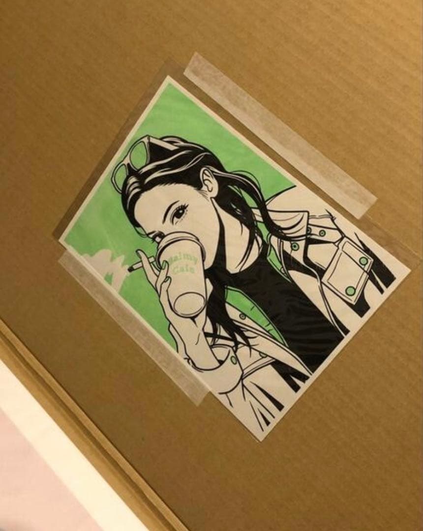 hime 正規品プリントイラスト 額装済【極美品】