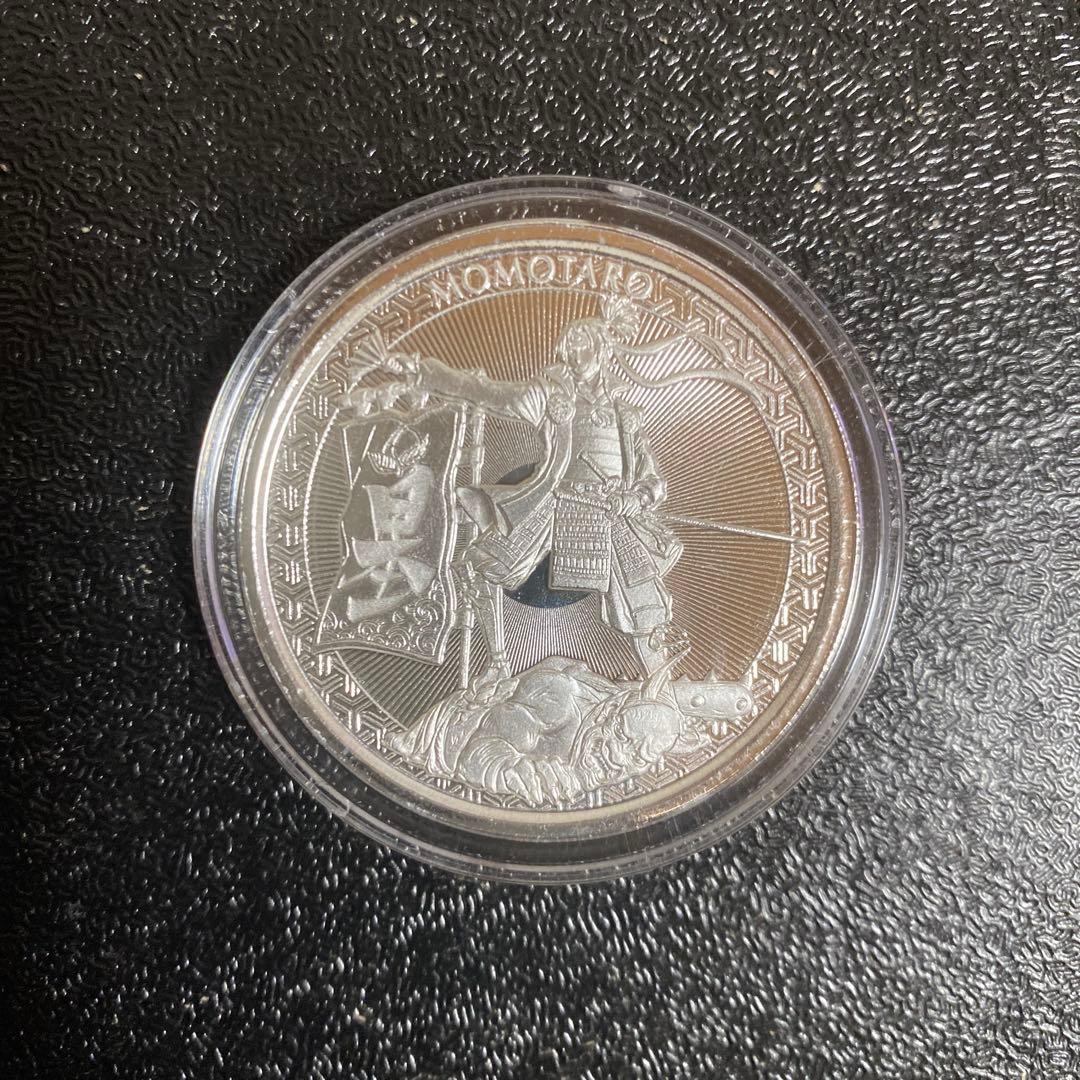 銀貨　99.9% 純銀　シルバー　桃太郎　銀貨　１オンス　イギリス連邦　サモア