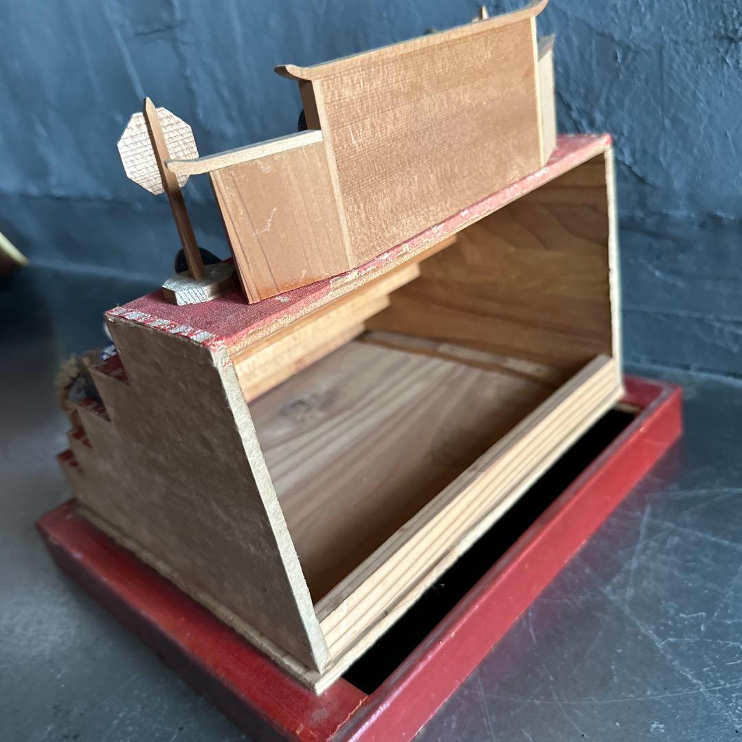 瞬間的お値下げ‼️アンティークミニ雛人形　希少品！雛壇飾り土人形　可愛い