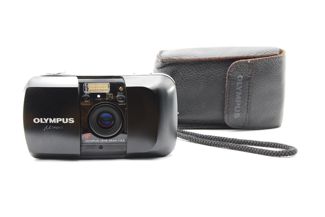 【美品】OLYMPUS μ ミュー 初代 BLACK 動作確認済