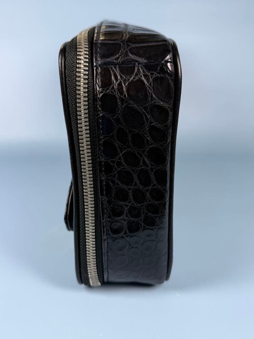 FUNNY製ポロサスクロコクラッチ ビジネスバッグ一点物