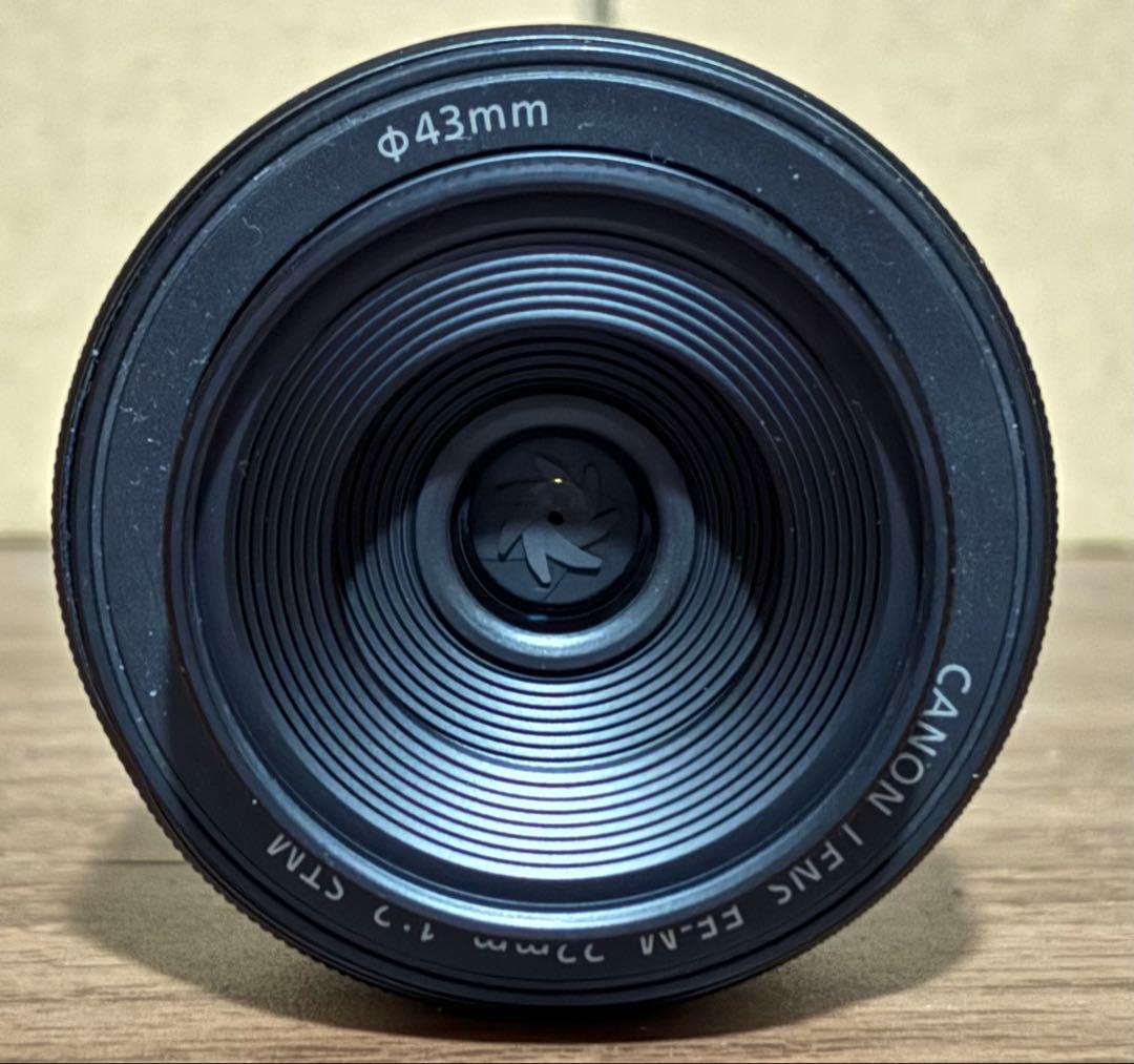 【16日まで値下げ】美品 CANON キャノン EF-M 22mm F2 STM