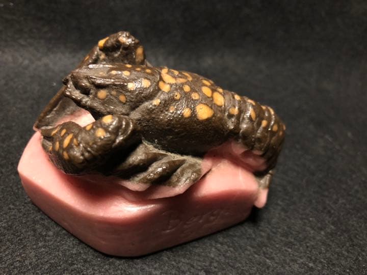 アマルリックワルター　ロブスター　ガラス工芸　20世紀初頭