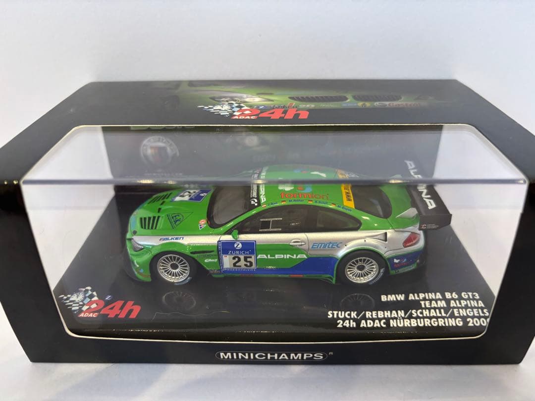 BMW Alpina B6 GT3 ニュル ‘09 ミニカー ミニチャンプス43