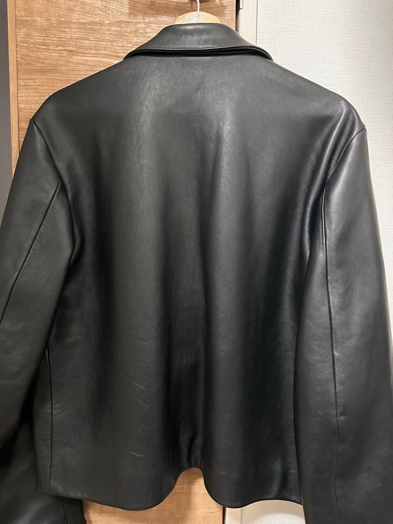 美品　SECOND LAYER MAD DOG レザー ブラック　46