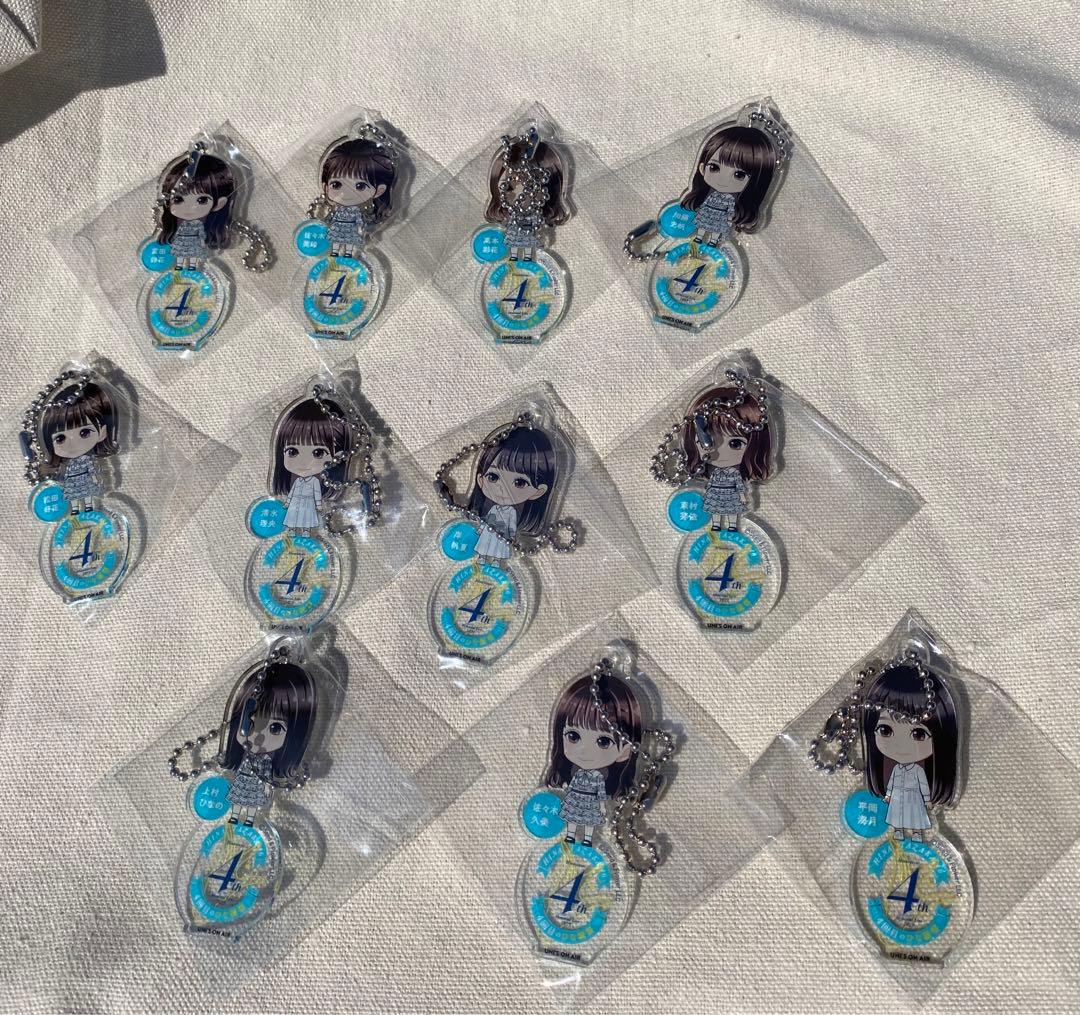日向坂46 縁日　2等アクリルキーホルダー　全メンバー