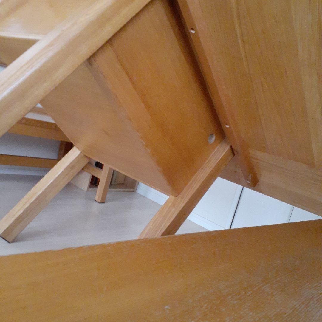 桃紺ママ専用木製ダイニングテーブル定価38万