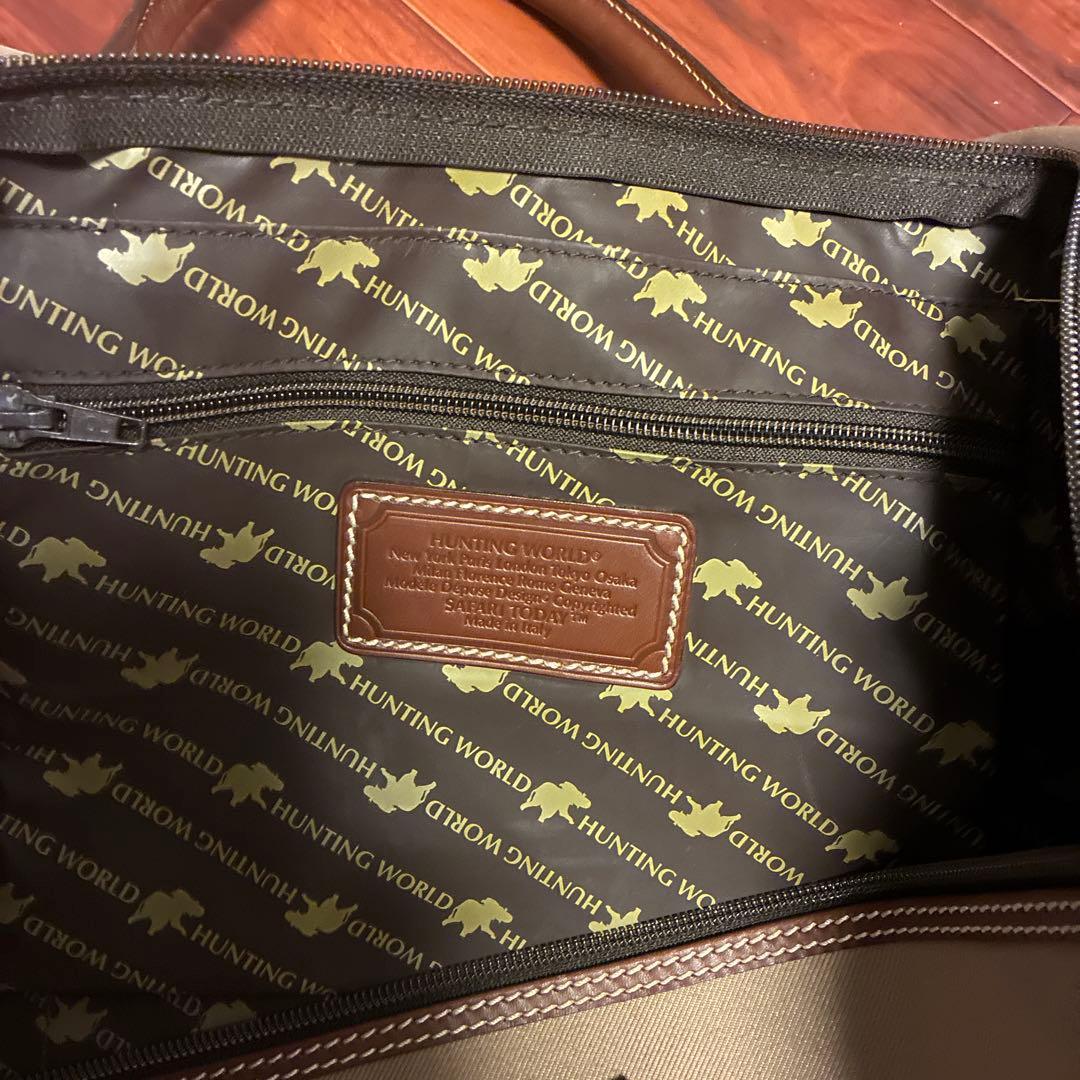 hunting world ボストンバッグ