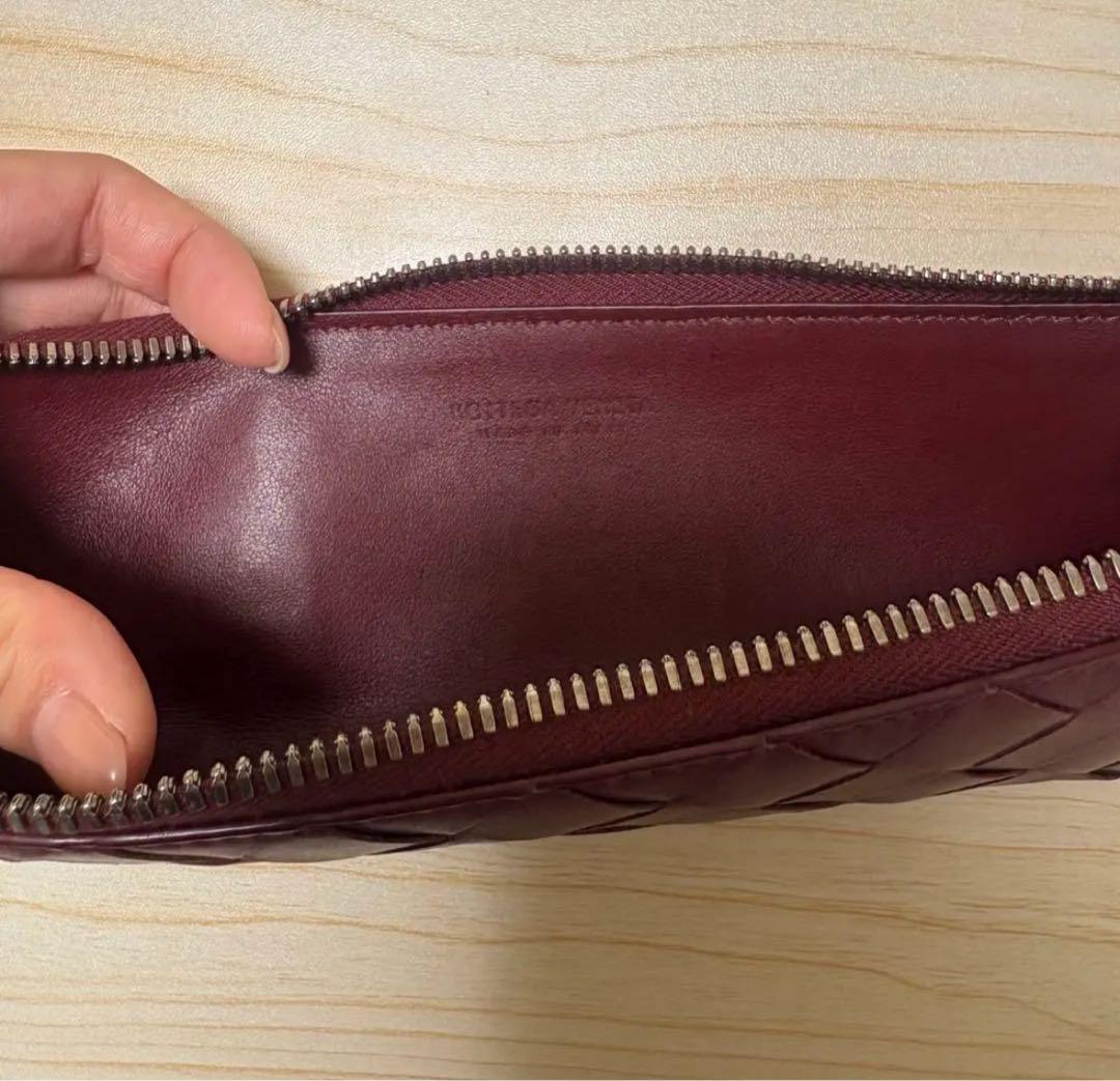 【美品】ボッテガヴェネタ イントレチャート ペンケース レザー 小物入れ 正規品